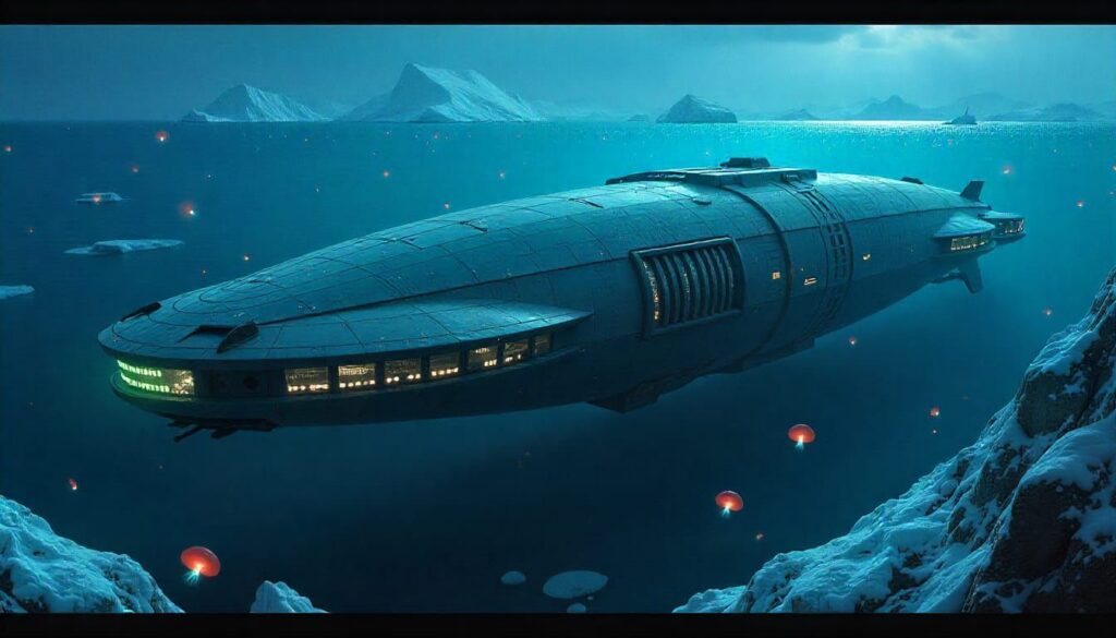 Alien spacecraft image